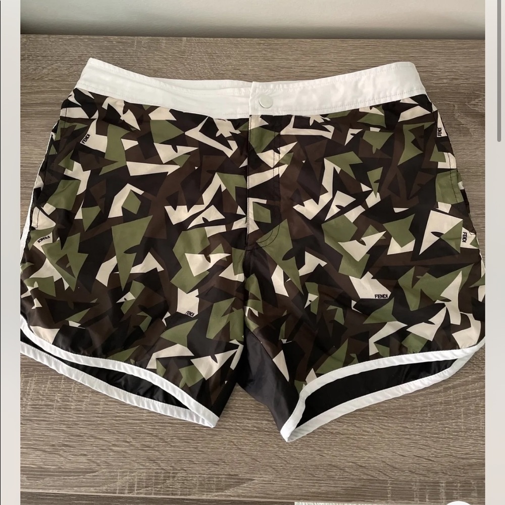 Fendi Mens Bathing Suit. Size 44 = Small. Looks Brand New.